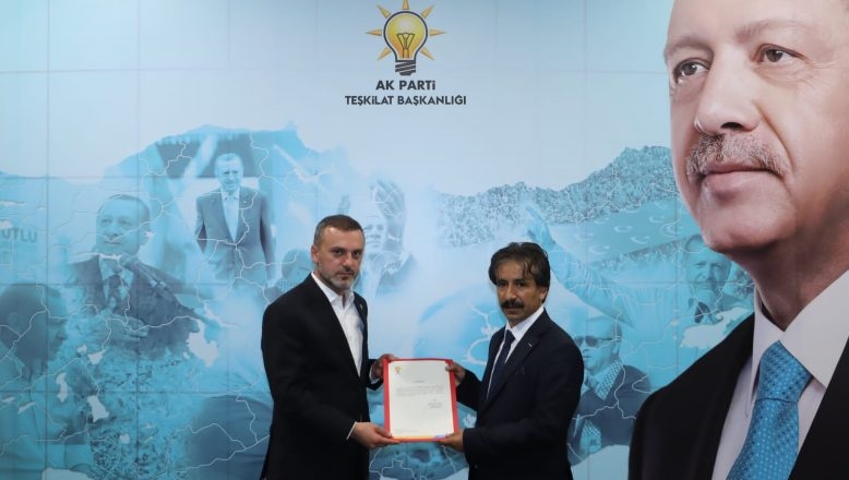 Orhan Özden AK Parti Diyadin İlçe Başkanı oldu