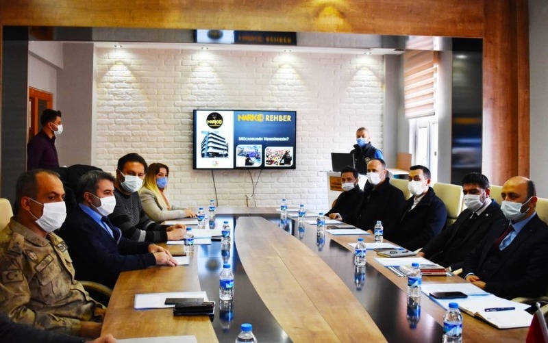 Doğubayazıt Kaymakamı Akpınar başkanlığında "Uyuşturucu ile mücadele" koordinasyon toplantısı