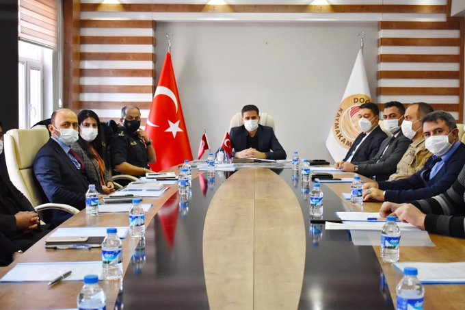 Doğubayazıt Kaymakamı Akpınar başkanlığında "Uyuşturucu ile mücadele" koordinasyon toplantısı