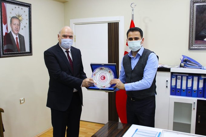 “26 Ocak Dünya Gümrük Günü” dolayısıyla Kaymakam Akpınar’a ziyaret 