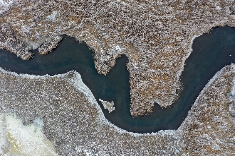 Ağrı Dağı Milli Parkı kış güzelliğiyle göz kamaştırıyor