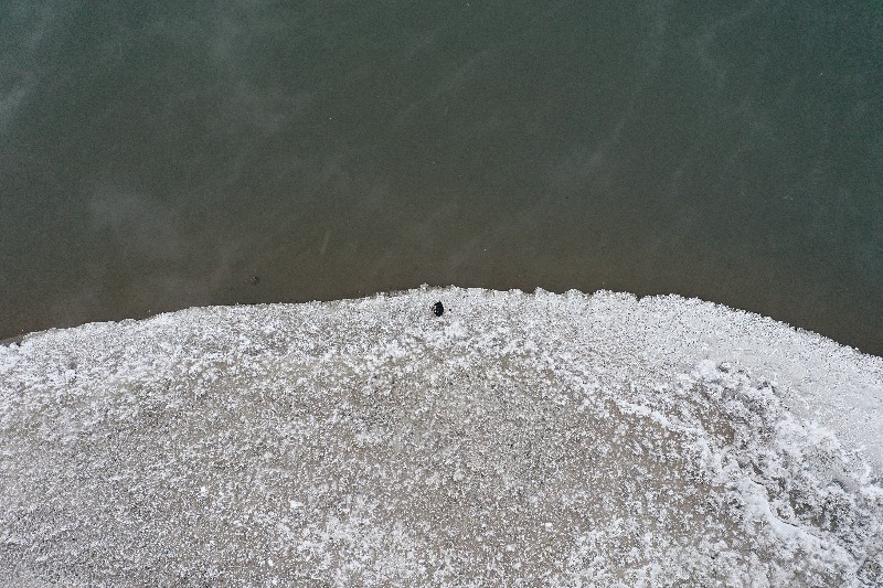 Ağrı Dağı Milli Parkı kış güzelliğiyle göz kamaştırıyor