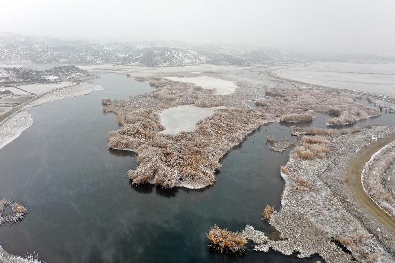 Ağrı Dağı Milli Parkı kış güzelliğiyle göz kamaştırıyor