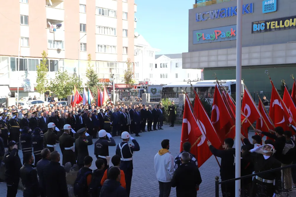 29 EKİM CUMHURİYET BAYRAMI 101. YIL DÖNÜMÜ DOĞUBAYAZIT’TA TÖRENLERLE KUTLANIYOR