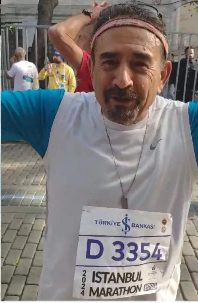 Uzun yıllardır Maraton koşan Hemşehrimiz Hikmet Şahin Avrasya Maratonuna katıldı 