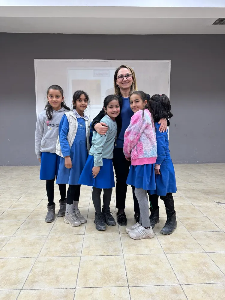 Doç. Dr. Müjde ERYILMAZ TÜBİTAK Bilim söyleşisi kapsamında Doğubayazıt'ta 