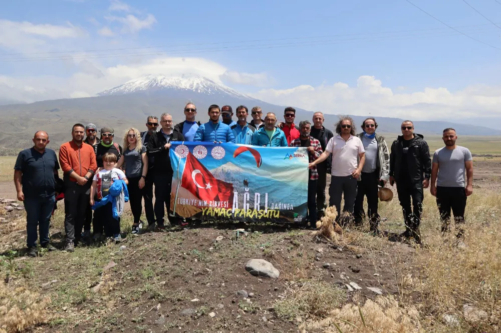 Doğa tutkunu Abdullah Yıldız Doğubayazıt ta Tırmanış yaptığı Ağrı Dağı