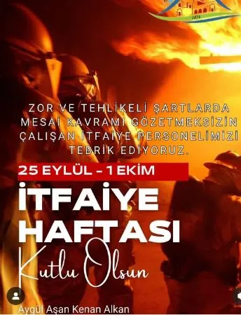 İtfaiye Haftası kutlanıyor