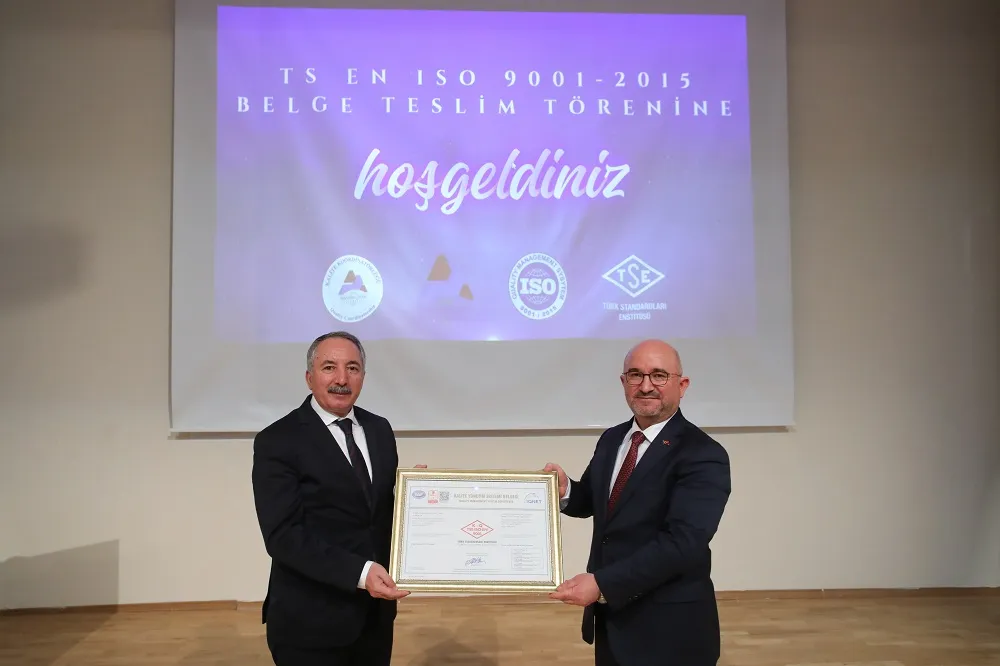 İbrahim Çeçen Üniversitesine TSE Tarafından “TS EN ISO 9001:2015 Belgesi” Verildi