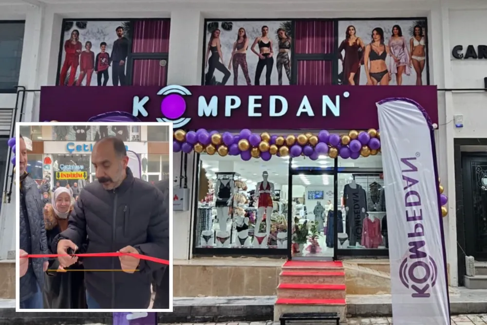 İLÇEMİZDE KOMPADAN MAĞAZASI AÇILDI