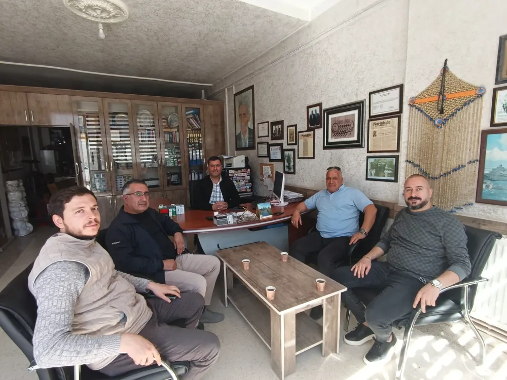 SARIGÜL MAHALLE MUHTARI VE DEĞERLİ DOSTLARIN ZİYARETİ
