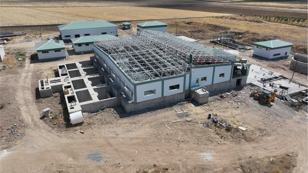 DSİ AĞRI PATNOS İÇMESUYU ARITMA TESİSİ’NDE ÇALIŞMALAR SÜRÜYOR