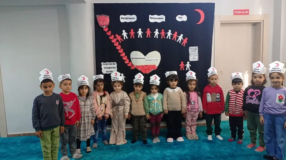 MİNİKLERE KIZILAY TANITILDI 