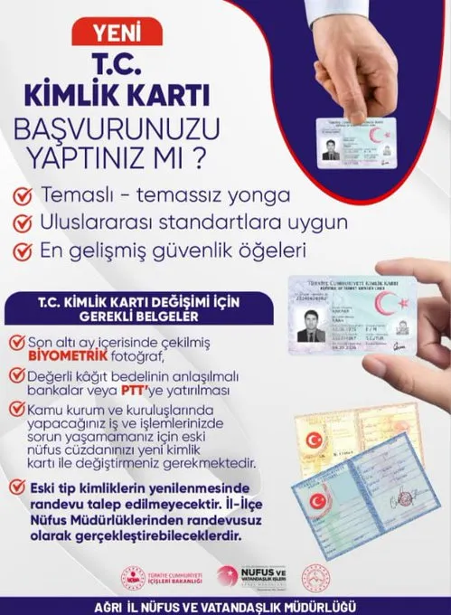 Yeni T.C. Kimlik Kartınızı Aldınız mı