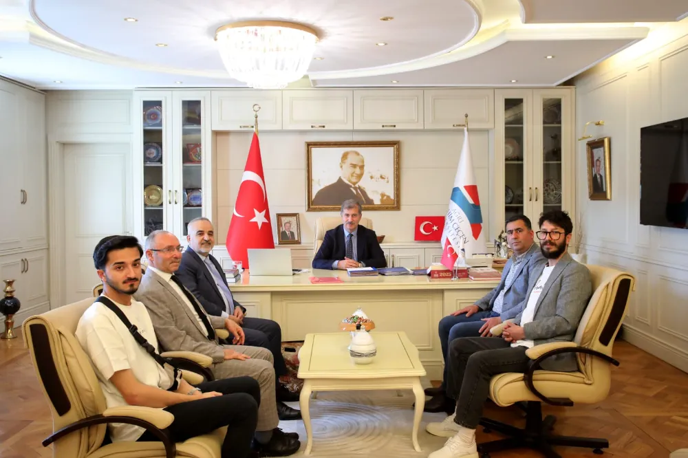 Gazete Temsilcilerinden Rektör Prof. Dr. İlhami Gülçin’e Hayırlı Olsun Ziyareti