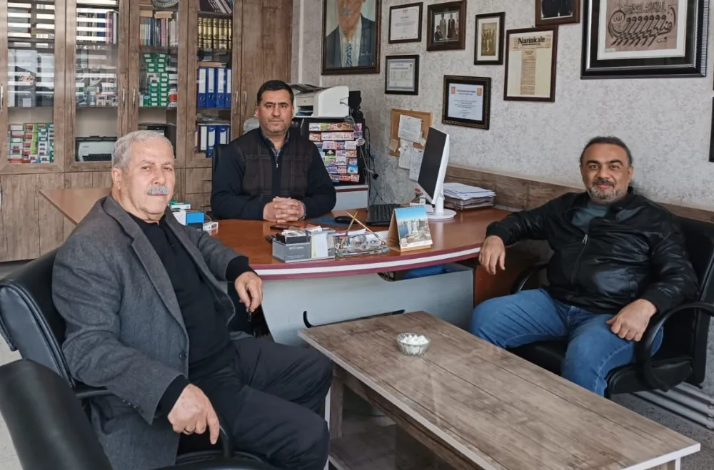 HEMŞEHRİMİZ İŞ İNSANI AHMET ANAÇ VE YAZAR ALİ ARACI’DAN GAZETEMİZE ZİYARET