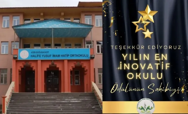 Halife Yusuf İmam Hatip Ortaokulu’ndan büyük ödül