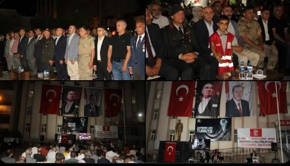 15 Temmuz Demokrasi ve Milli Birlik Günü Doğubayazıt’ta tören ve etkinliklerle kutlandı