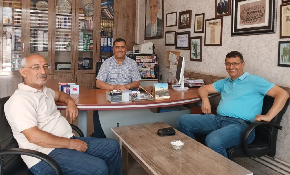  ZEKİ SEMETAY VE MUSTAFA BAĞCI’DAN GAZETEMİZE ZİYARET