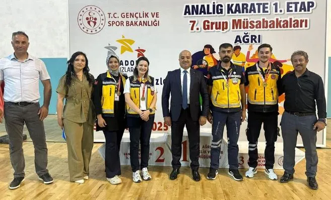 Anadolu Yıldızlar Ligi (ANALİG) Karate 1. Etap 7. Grup Müsabakaları, ilimiz Ağrı’da başarıyla gerçekleştirildi